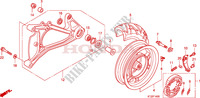REAR WHEEL   SWINGARM for Honda PES 125 INJECTION SPECIAL 2010