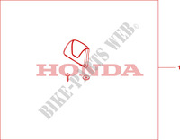 35L TOP BOX PAD for Honda FORZA 250 ABS 2009