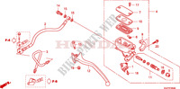 REAR BRAKE MASTER CYLINDER (NSS250S) for Honda REFLEX 250 SPORT 2008