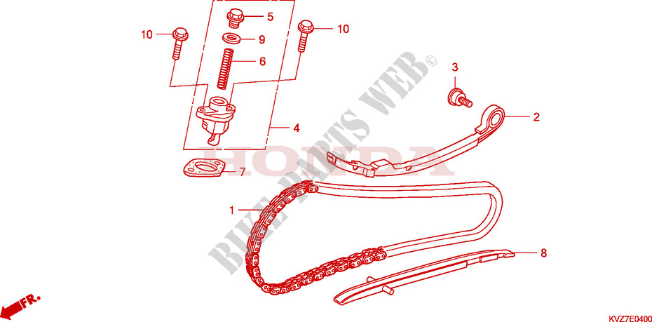 CAM CHAIN   TENSIONER for Honda FORZA 250 ABS 2008
