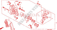 FRONT BRAKE CALIPER (R.) (XL1000VA) for Honda XL 1000 VARADERO ABS RED 2009
