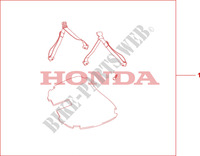 TOP BOX MAT AND STRAP  for Honda XL 1000 VARADERO 2010