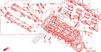 CYLINDER HEAD for Honda CBF 600 NAKED ABS SPECIAL 2005