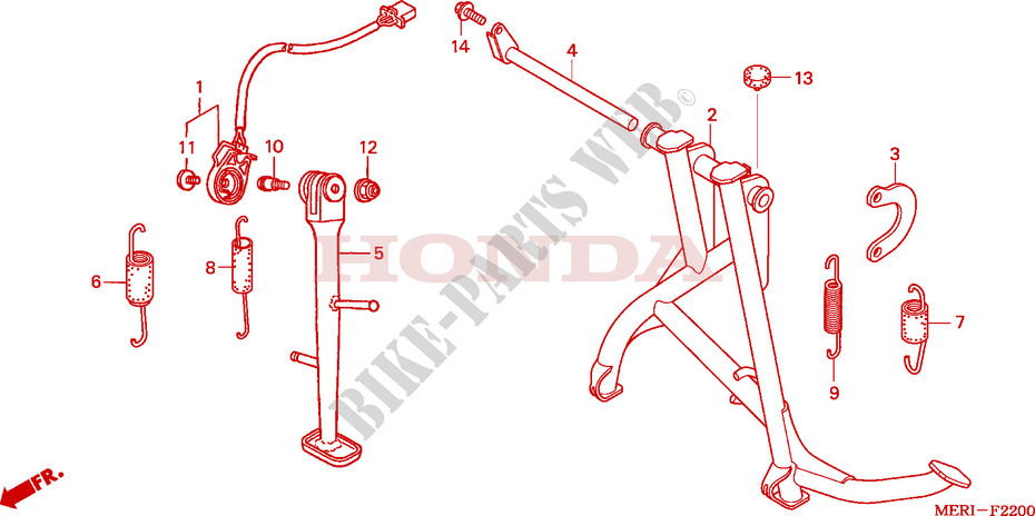 STAND for Honda CBF 600 NAKED ABS SPECIAL 2005