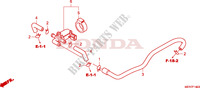 AIR INJECTION CONTROL VALVE(2) for Honda CBF 600 FAIRING ABS 25KW 2008