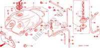 FUEL TANK (CBF600S6/SA6) for Honda CBF 600 CARENEE ABS 34HP 2007