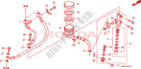 REAR BRAKE MASTER CYLINDER (CBF600SA/NA) for Honda CBF 600 FAIRING ABS 25KW 2009