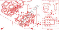 CRANKCASE for Honda CBF 500 ABS 34HP 2005