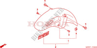 FRONT FENDER for Honda DEAUVILLE 700 ABS 2009