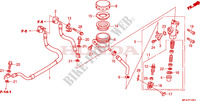 REAR BRAKE MASTER CYLINDER (CBF1000A/T/S) for Honda CBF 1000 T ABS 2007