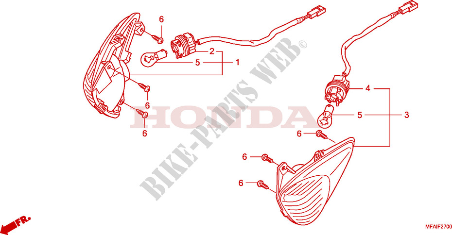 INDICATOR for Honda CBF 1000 T ABS 2008