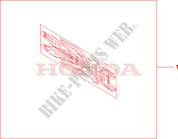 STICKER KIT for Honda FMX 650 2005