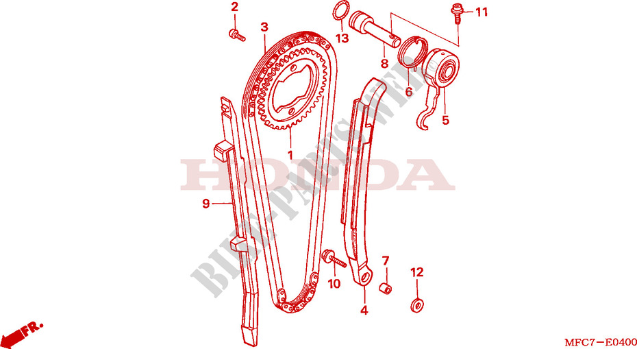 CAM CHAIN   TENSIONER for Honda FMX 650 2005