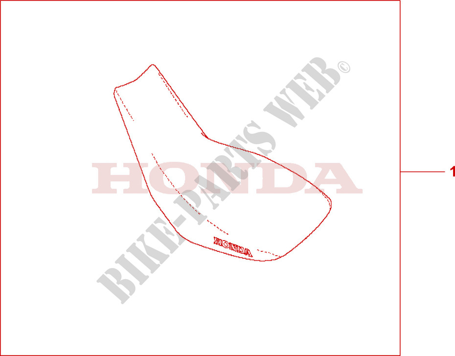 SEAT COVER for Honda FMX 650 FUNMOTO 2005