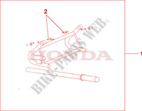 REAR MAINTENANCE STAND VT600C for Honda SHADOW VT 750 SPIRIT 2009