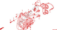 HEADLIGHT for Honda CB 600 F HORNET STRIPES 2009