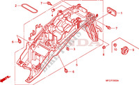 REAR FENDER for Honda CB 600 F HORNET STRIPES 34HP 2009