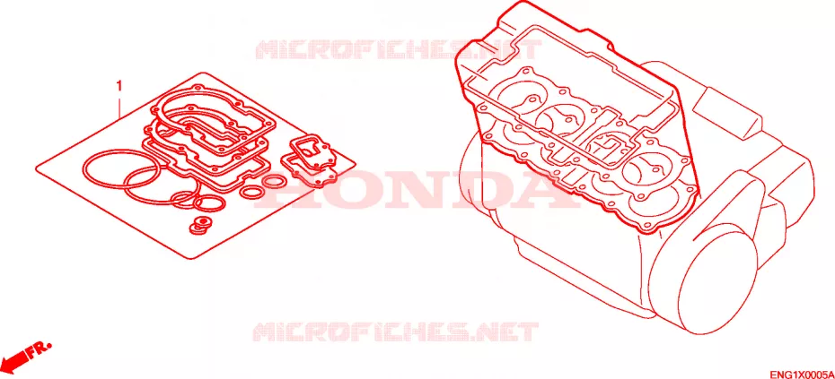 GASKET KIT Honda MOTO 600 HORNET 2008  CB600FA7