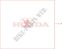 SE LOGO KIT for Honda CB 600 F HORNET RAYURES 34HP 2010