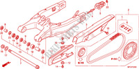 SWINGARM for Honda CB 600 F HORNET RAYURES 34HP 2010