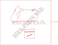 INDOOR BODYCOVER for Honda CB 1000 R 2008