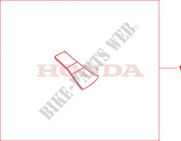 SWINGARM PAD for Honda CB 1000 R 2008