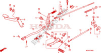 PEDAL for Honda VT 750 S 2010