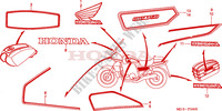 STICKERS (DK/2DK/3DK/4DK/5DK/6DK) for Honda CBX 750 PATROL LIGHT 2001