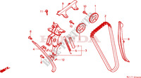 CAM CHAIN   TENSIONER for Honda CBX 750 PATROL LIGHT RED 1990