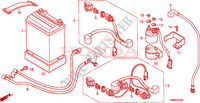 BATTERY for Honda TRX 250 FOURTRAX RECON Standard 2011