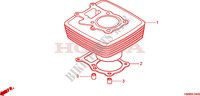 CYLINDER for Honda TRX 250 FOURTRAX RECON Standard 2011