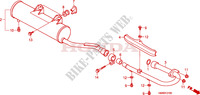 EXHAUST MUFFLER for Honda TRX 250 FOURTRAX RECON Standard 2011