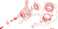 CRANKSHAFT for Honda TRX SPORTRAX 250 X 2011