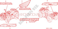 STICKERS for Honda FOURTRAX 400 RANCHER AT 2004
