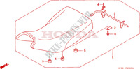 SEAT for Honda FOURTRAX 500 FOREMAN RED 2006