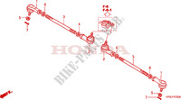 TIE ROD for Honda FOURTRAX 500 FOREMAN 4X4 RED 2009