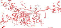 WIRE HARNESS (TRX450R6,7,8/ER6,7,8) for Honda TRX 450 R SPORTRAX Kick start RED 2008