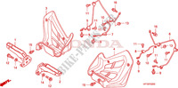 FOOTREST for Honda TRX 450 R SPORTRAX Electric Start 2011