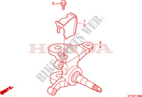 KNUCKLE for Honda TRX 450 R SPORTRAX Electric Start 2011