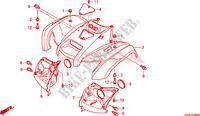 FRONT FENDER for Honda FOURTRAX 420 RANCHER 2X4 BASE 2011