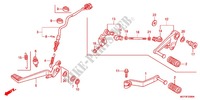 MAIN STAND   BRAKE PEDAL for Honda CROSSRUNNER 800 2011