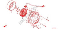 LEFT CRANKCASE COVER   ALTERNATOR (2) for Honda CROSSRUNNER 800 2011