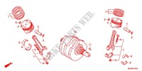 CRANKSHAFT for Honda DEAUVILLE 700 ABS 2012