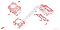 CYLINDER for Honda DEAUVILLE 700 ABS 2013