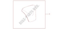 TANK PAD for Honda DEAUVILLE 700 ABS 2011