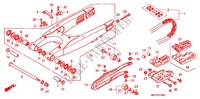 SWINGARM   CHAIN CASE for Honda CRF 450 X 2011