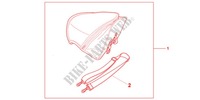 SEAT BAG ATTACHMENT for Honda CB 600 F HORNET ABS BLANCHE 34CV 2012