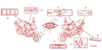 CAUTION LABEL (1) for Honda CB 600 F HORNET ABS BLANCHE 2012
