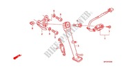 MAIN STAND   BRAKE PEDAL for Honda CB 600 F HORNET BLANCHE 2012