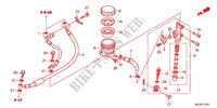 REAR BRAKE MASTER CYLINDER (CBF1000FA/FT/FS) for Honda CBF 1000 ABS 2012